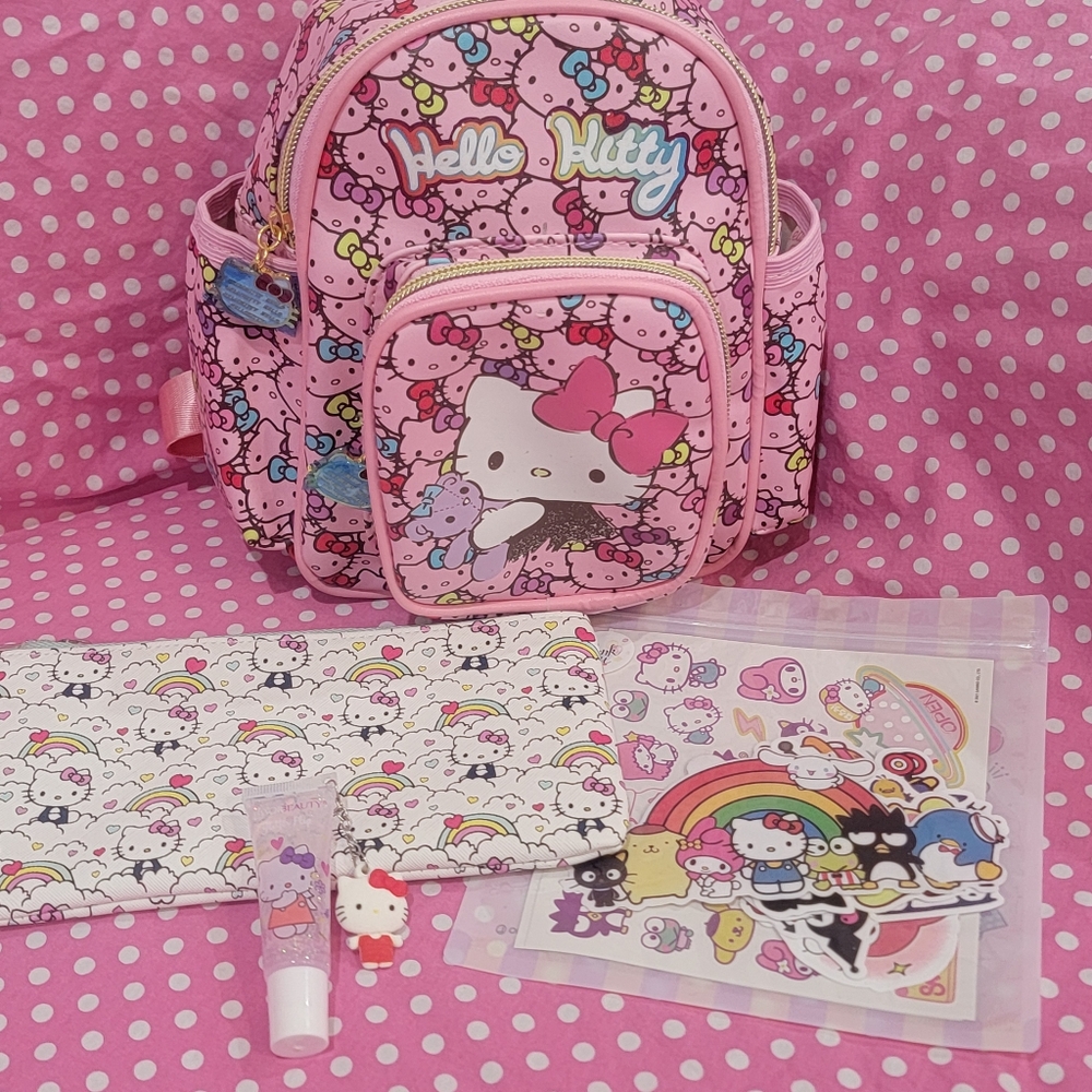 NWT HELLO KITTY Bundle backpack
